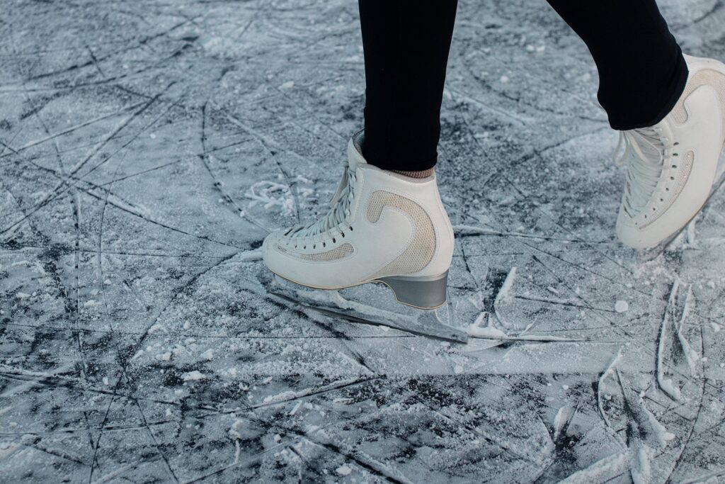 Ice Skating in Kashmir